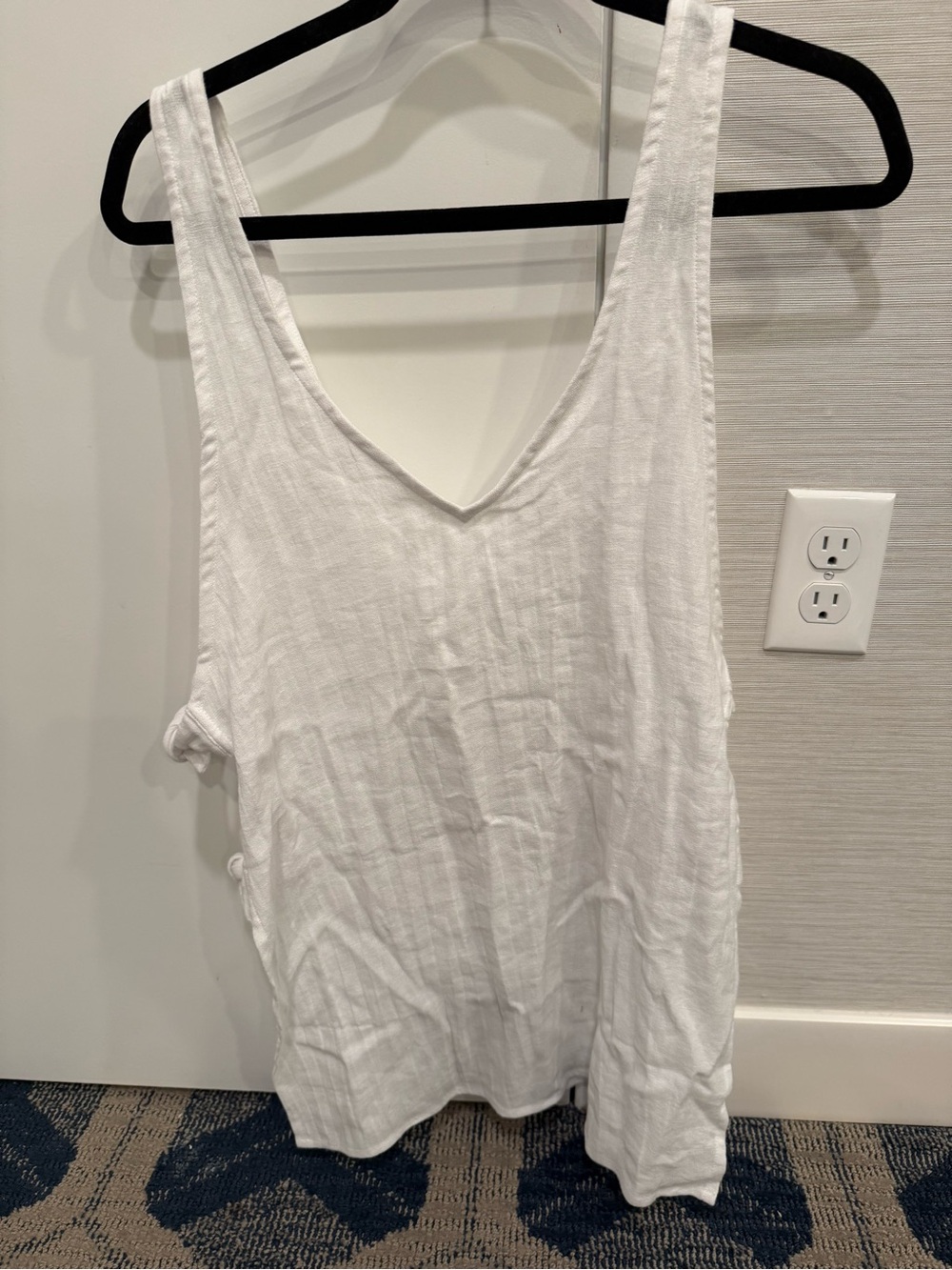 Vitamin A White V-Neck Women's Tank